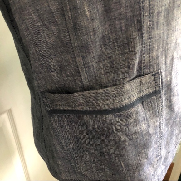 Caslon Denim Linen Blazer/Jacket size small - Picture 9 of 10